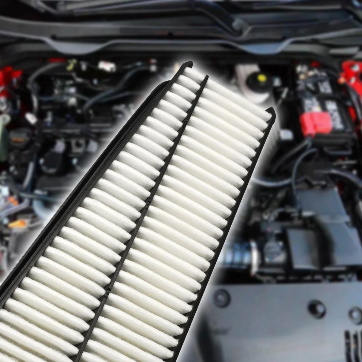 Воздушный фильтр двигателя Calm Carbon Fiilter для салона Toyota Tacoma V6 4.0L 2005-2015 CA9683 17801-0P010