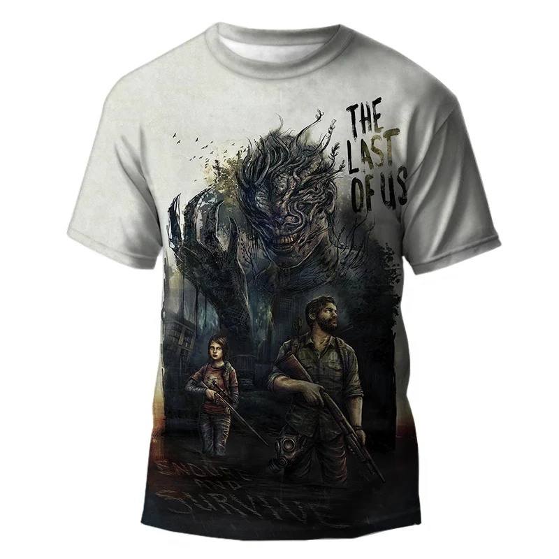 

New Hot T-shirts Last of Our Game T-shirts, 3D Printed Streetwear, Casual Fashion, Oversized T-shirts, Kids' T-shirts, Girls, T-