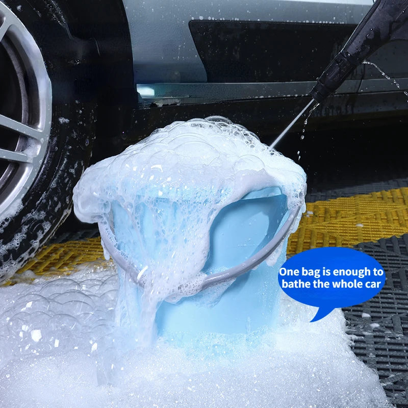 

1/3PCS Car Wash Liquid Bag High Foam Concentration Neutral Decontamination Car Wash Water Wax CD-ROM Drive Water Car Cleaner