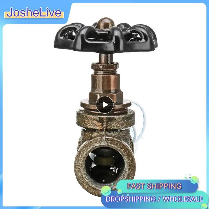 

1/2 Inch Stop Valve Light Vintage Steampunk Switch With Wire For Water Pipe Lamps Lamp Loft Style Iron Valve Vintage Lamp