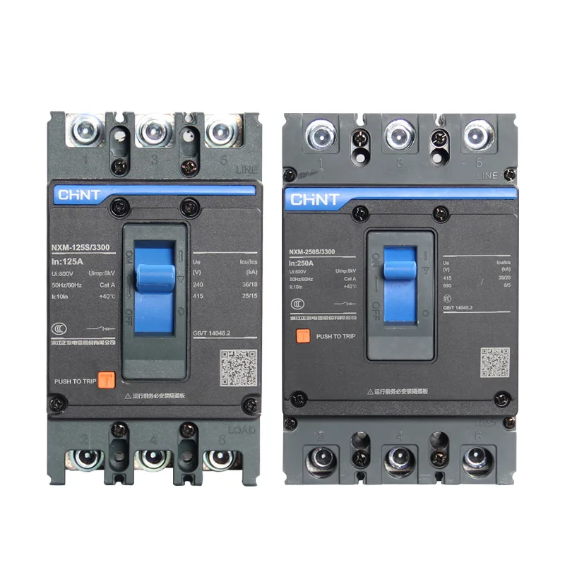 

Suitable for Chint plastic case circuit breaker Kunlun NXM-400S 3300 3P3 pole plastic case switch total open NM1 upgrade