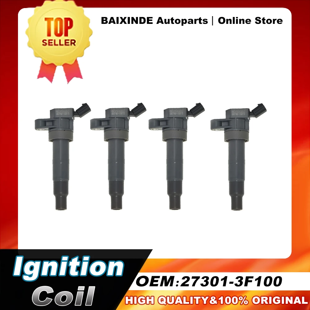 

1/4 шт OEM 27301-3F100 UF-611 Катушка зажигания для Hyundai Equus Genesis Tucson Sonata Kia