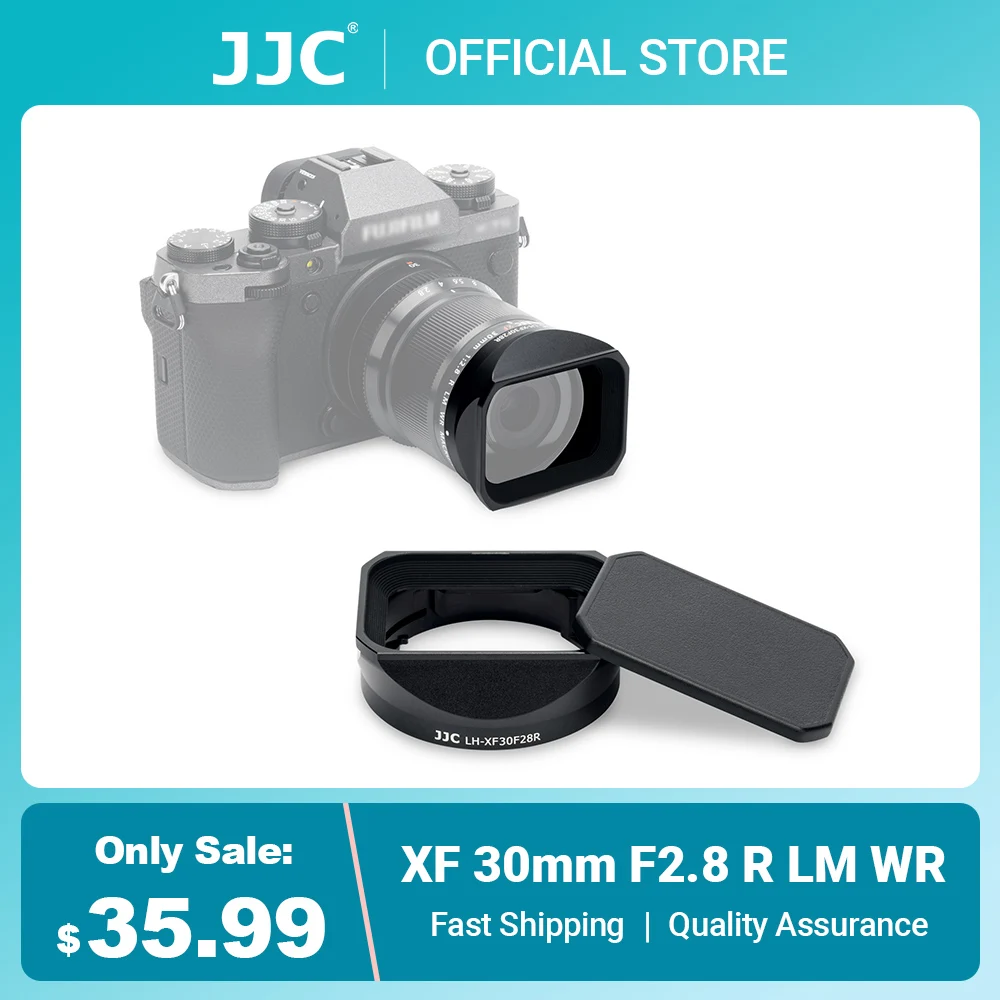 

Металлическая квадратная бленда JJC, подходит для Fujifilm XF 30 мм F2.8 R LM WR Macro Lens for XT5 XT30II XT30 XH2 XH2S XE4 XT200 XA7
