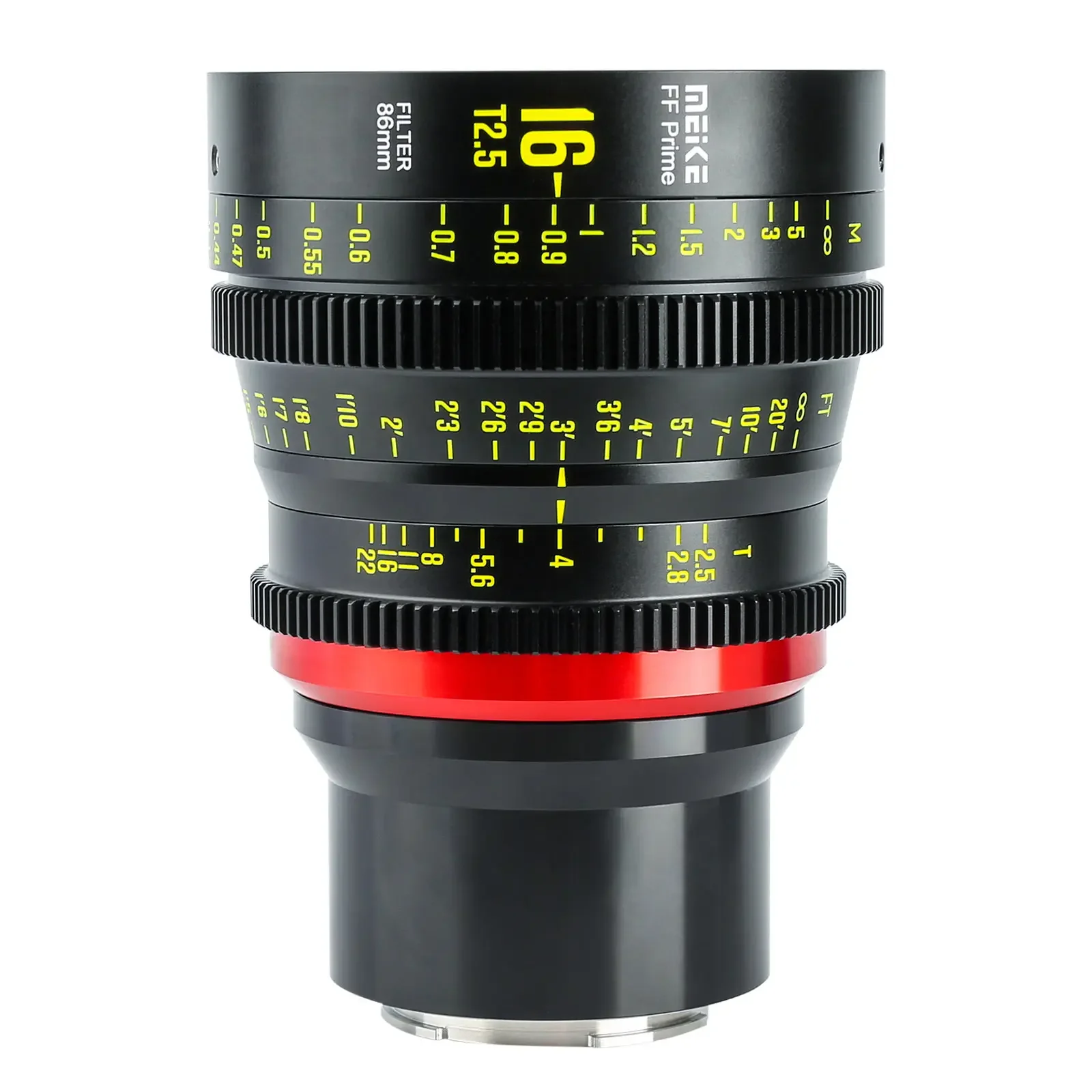 Фото Кинокамерный объектив Meike Prime 16mm T2.5 для полнокадровых кинокамер, таких как Canon C700, C500II, Sony VENICE, Sony FX3, FX6, FX9 №1