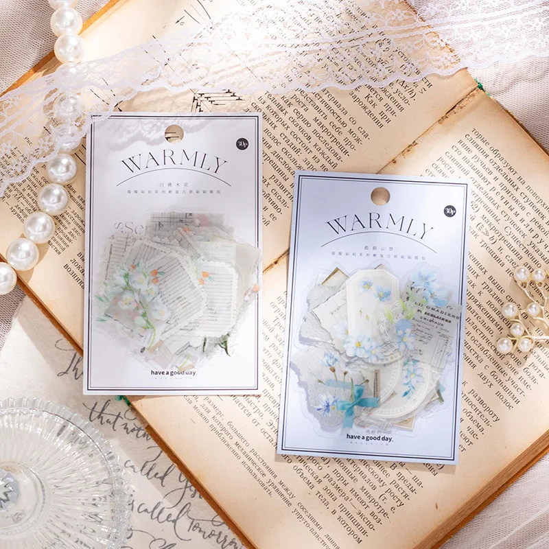 

30pcs Kawaii Stationery Stickers warm as ever Planner Decorative Mobile Stickers Scrapbooking DIY Craft stickers ֽ