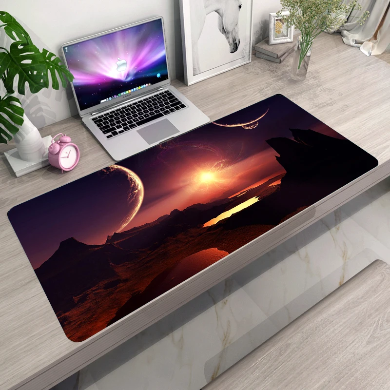 

MRGLZY Notepad Computer Desk Accessories Game Console Table Carpet Big Mouse Pad Desktop Keyboard Computer Work Pad Gamer