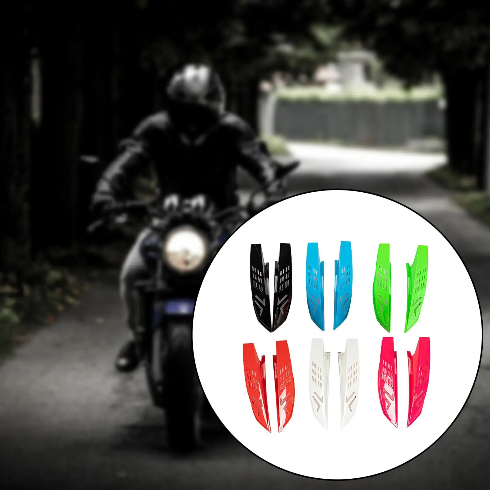 

Ears , Protective Punk Stylish Motorbike Accessories Strong Decor Parts