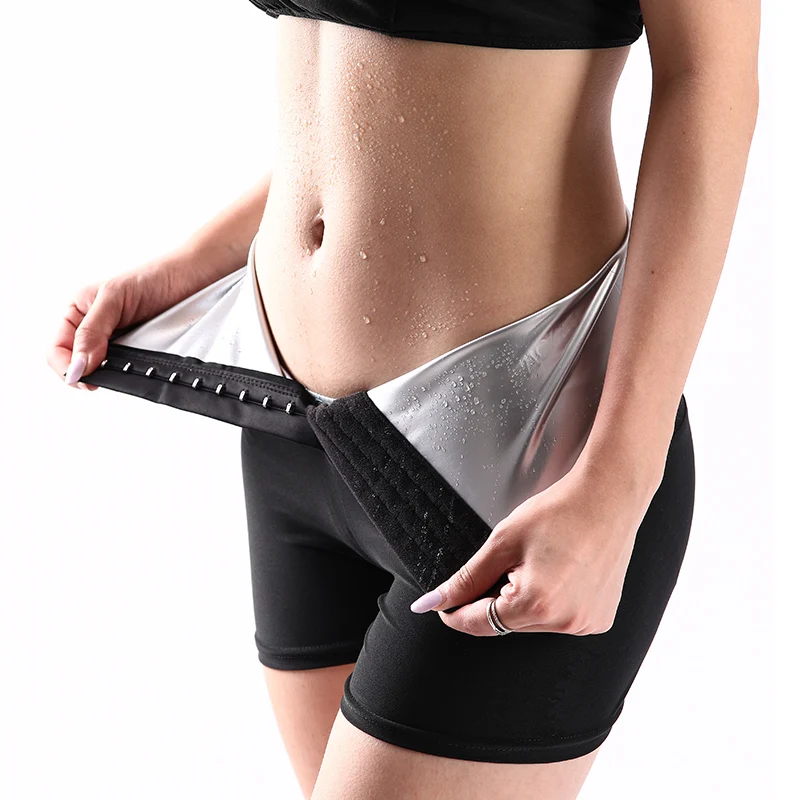 

Sweat Sauna Pants Body Shaper Shorts Weight Loss Slimming Shapewear Women Waist Trainer Tummy Hot Thermo Sweat Leggings Fitness