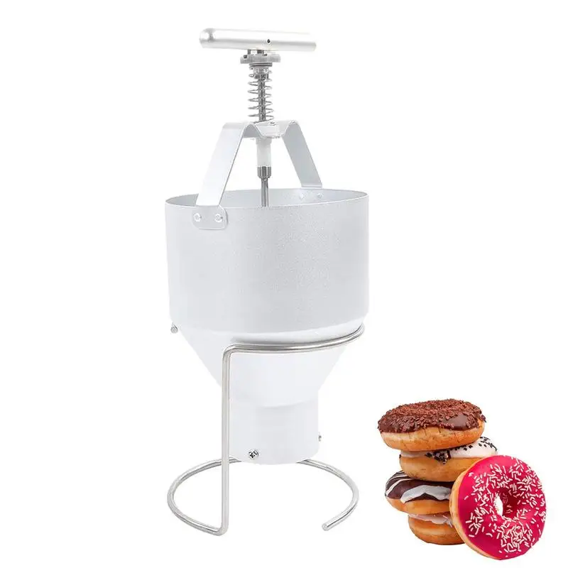 

Manual Donut Dispenser 2.5L Manual Donut Maker Machine For Bakery 6 Adjustable Thicknesses Donut Machine Maker With Stand For