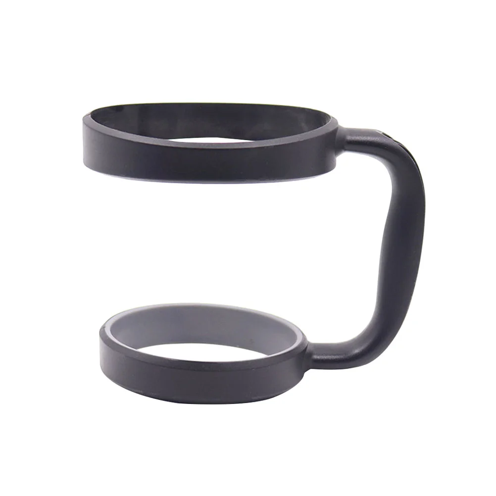 

30 Oz Tumbler Handle Stainless Steel Tumbler Holder Anti Travel Mug Grip Travel Mug Handles Kitchen Dining Accessories Black