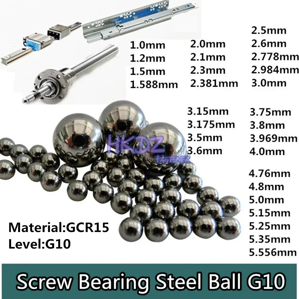 Новый высококачественный 3-9 мм GCR15 сплошной шарик высокоточный винт с твердостью