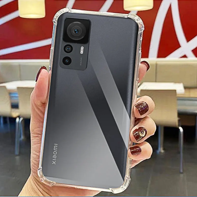 Мягкий чехол HD для телефона Xiaomi 12TPro прозрачный из ТПУ Для 12 T t Pro 6 67 дюйма 22081212UG