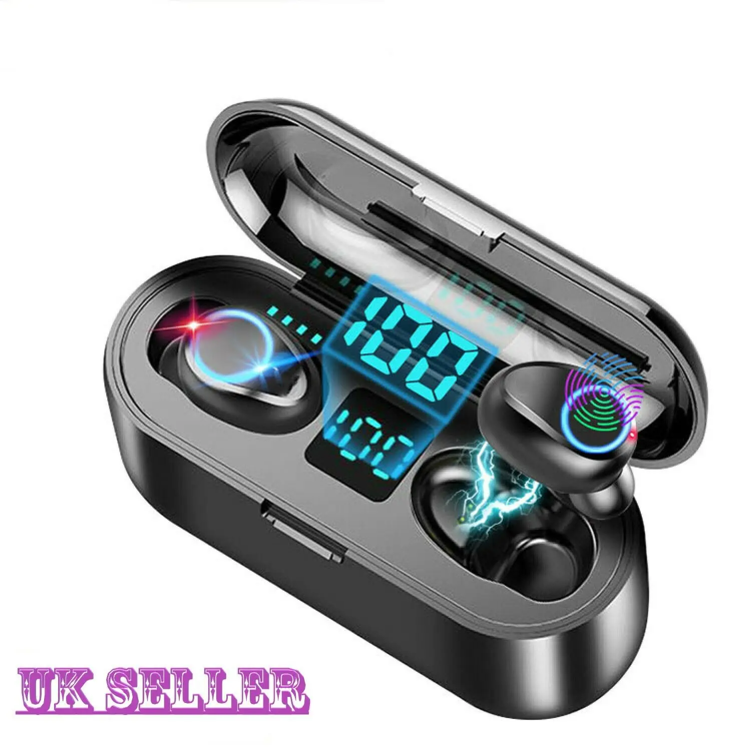 

Bluetooth 5.0 Headphones TWS Wireless Earphones Mini Earbuds IPX6 Stereo Headset