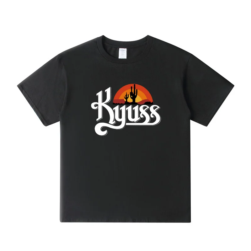 

Kyuss Black Widow Stoner Rock Queens Of The Stone Age Clutch New Unisex T Shirt Top Cotton Leisure Short-sleeved O Neck T-shirt