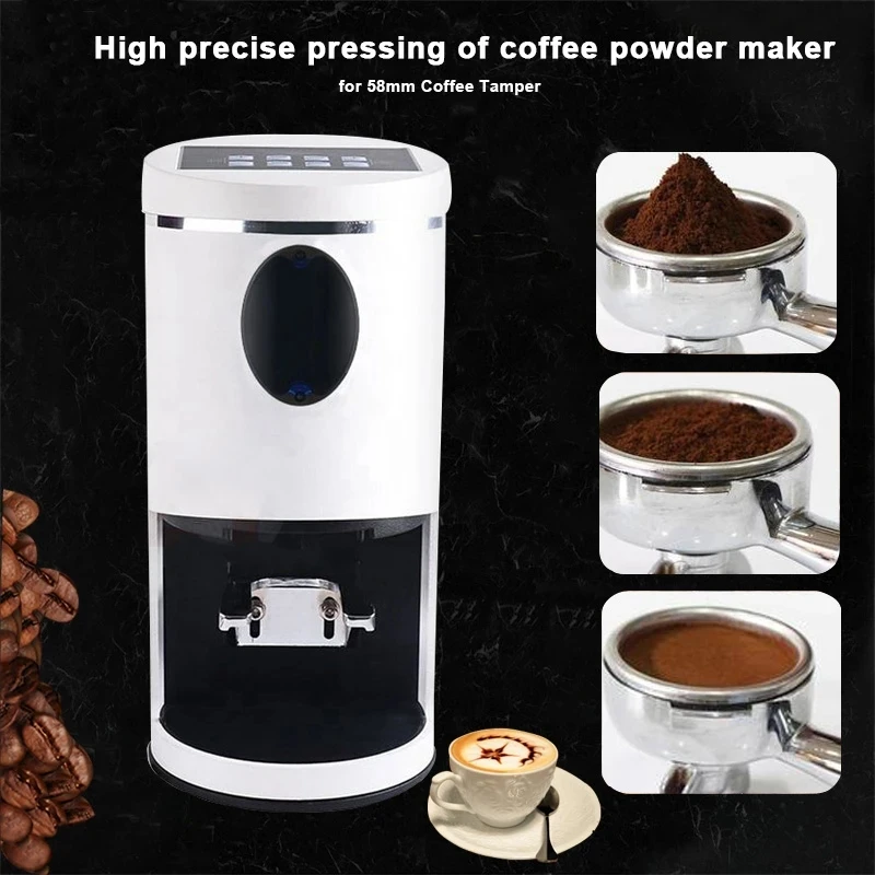 

Electric Coffee Tamper Machine 58mm Automatic Powder Press Espresso Coffee Powder Tampering Machines Auto Coffee Tamper Machine