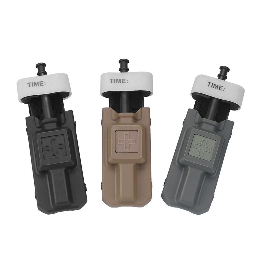 

Tactical Molle Tourniquet Pouch Fast Hemostasis Holder Box Military Outdoor Hunting Survival Medical First Aid Kit EDC Waist Bag