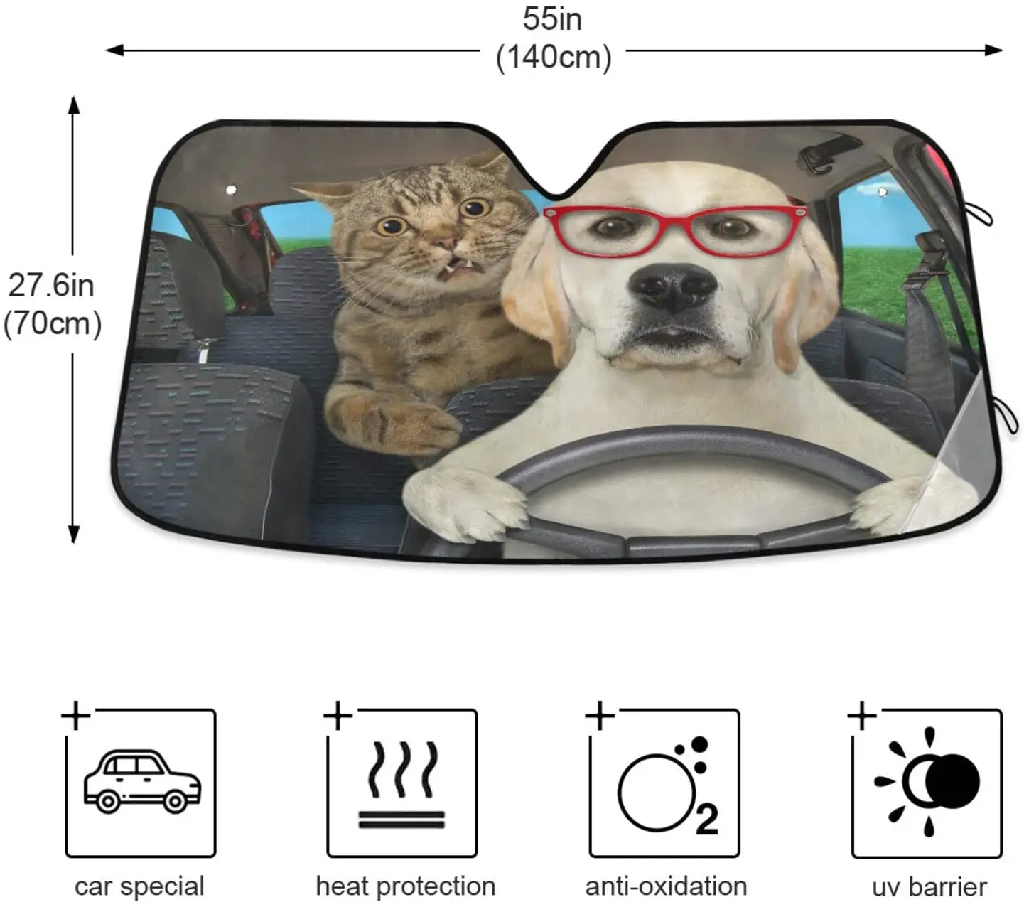 Рисунок 5 - Солнцезащитный козырек на лобовое стекло автомобиля