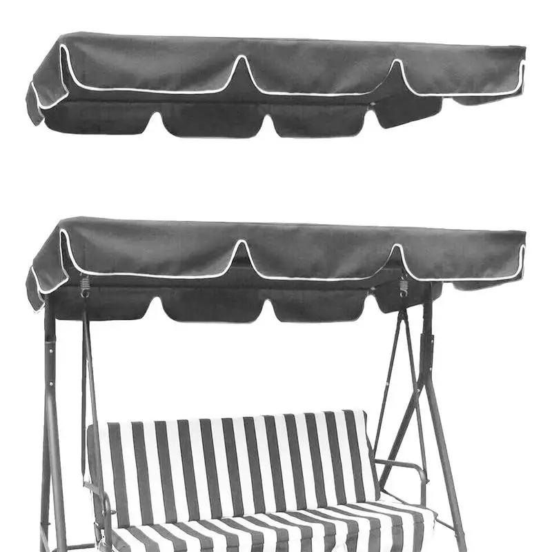 Replacement Outdoor Porch Swing Canopy Replacement Tear Resistant Water Proof Swing Accessories For Backyard
