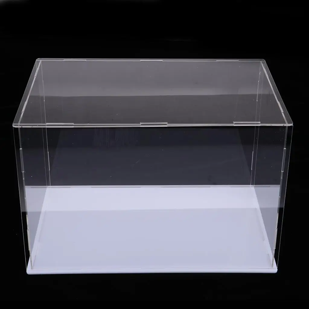 

Dustproof Clear Acrylic Display Box DIY Box Display Case for Model Figurine,