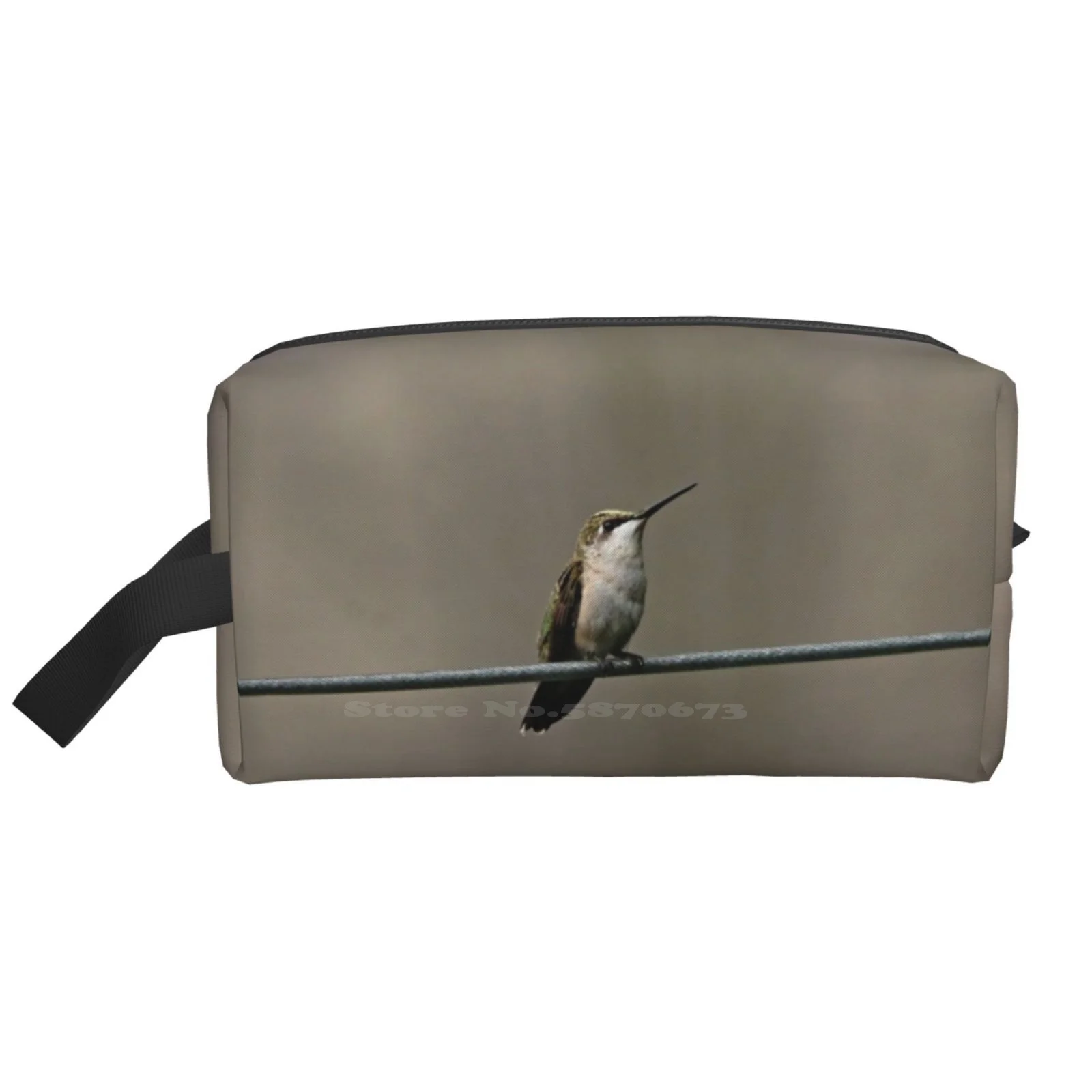 

Мешочек для хранения и передачи данных Hummer On The Line, дорожные мешочки для ручек в ванную комнату, мешочки для рубинового Колибри, рубина, горло...