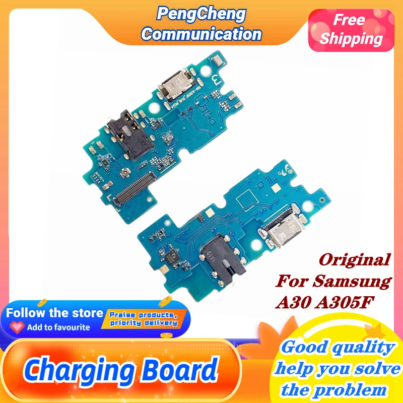 Зарядная плата для Samsung Galaxy A30 A305F USB-разъем подзарядки с микрофоном