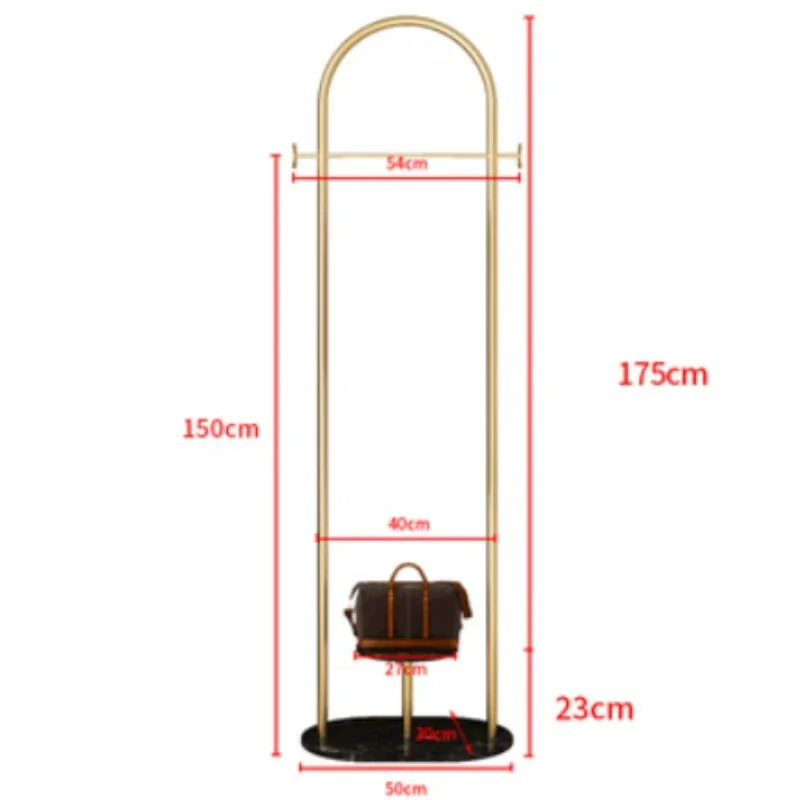 Роскошная подставка для одежды стойка зала отношений промышленная одежда обувь