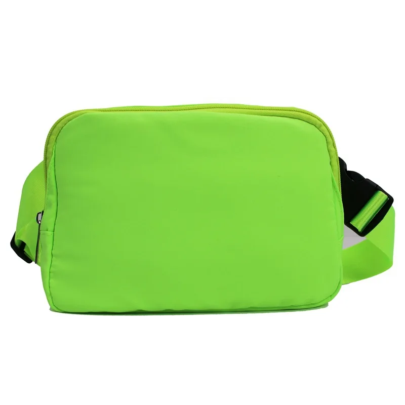 Lulu waist bag, nylon waterproof chest bag, men's and women's crossbody bag, outdoor sports and running waist bag
