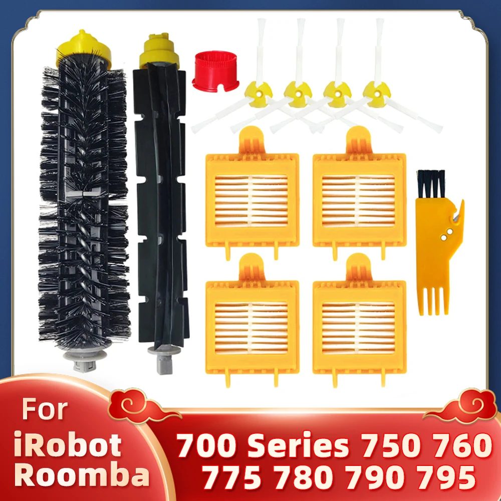 

Hepa Filter Main Brush Side Brush for iRobot Roomba 700 Series 750 760 775 780 790 795 Robotic Vacuum Cleaner Accessories