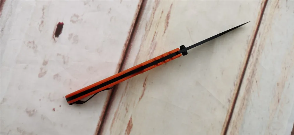 Стальной тройной сломанный штатив JUFULE лезвие XHP рукоятка G10 медная шайба