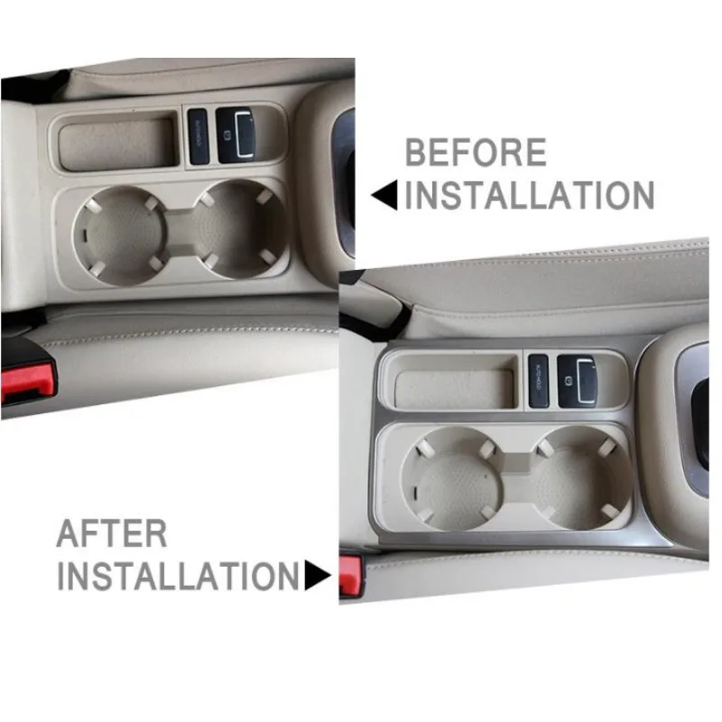 Для TIGUAN 2010-2015 обшивка панели из нержавеющей стали автомобильные аксессуары