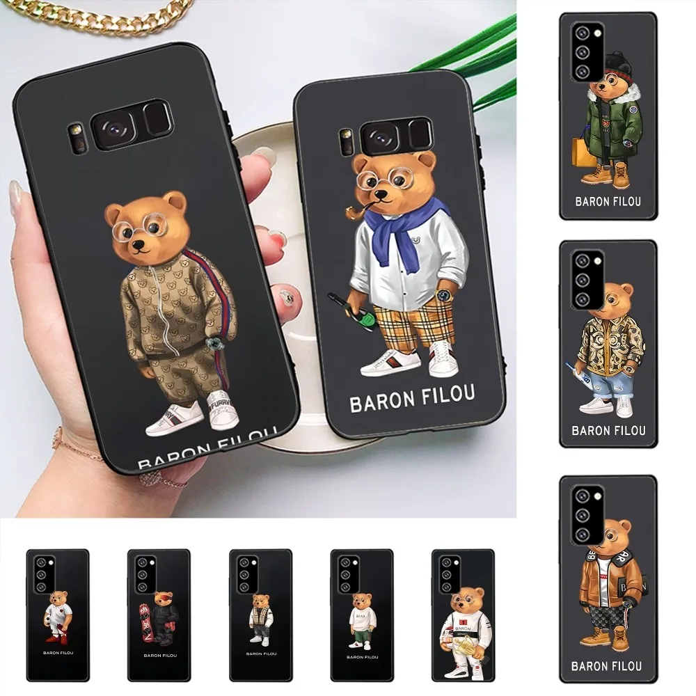 Fashion B-Baron F-Filou Bear Phone Case For Samsung A 10 11 12 13 20 21 22 30 31 32 40 51 52 53 70 71 72 73 91 shell