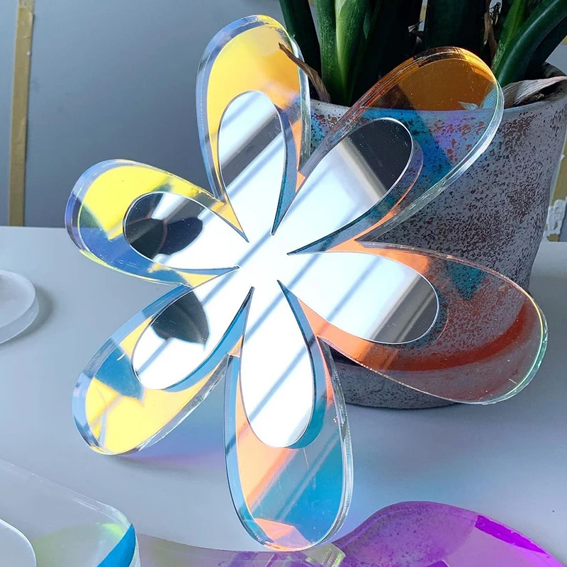 

Креативное необычное зеркало для макияжа на стену, нордическое туалетное зеркало, современный стиль, милый креативный зеркало, Декор для до...