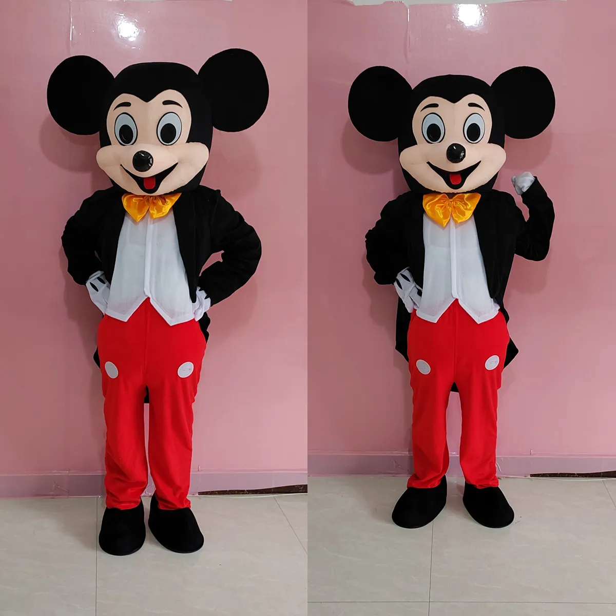 

[1 set] 2022 new Mickey Mouse Minnie mascot costume adult character costume suit popular event birthday party performance costum