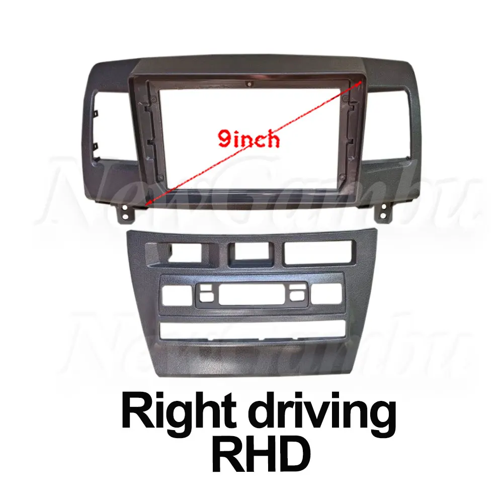 

9-дюймовый для TOYOTA Mark II 2000-2007 RHD правая лицевая панель без кабеля Комплекты отделки приборной панели лицевая панель Радиоплеер экран 2 Din