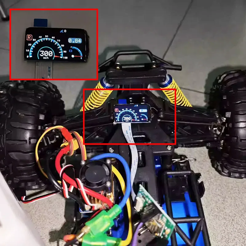 K1RC 1 47 дюймов аналоговая панель подключенная кабина для 1/10 RC Гусеничный Дрифт