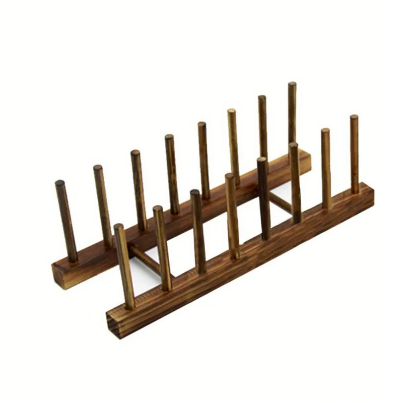 

Layer Bamboo Dish Rack Drainboard Drying Drainer Storage Holder Stand Kitchen Cabinet Organizer for Dish/ Plate/ Bowl/ Cup