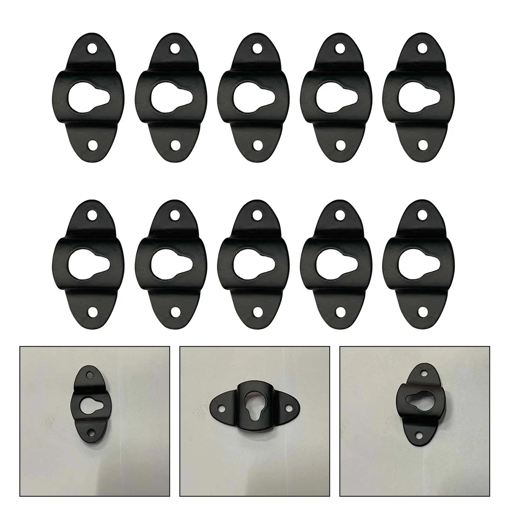

Small Iron Hanging Speaker Bracket Hanger Connector Audio Wall Mount Hook Plate