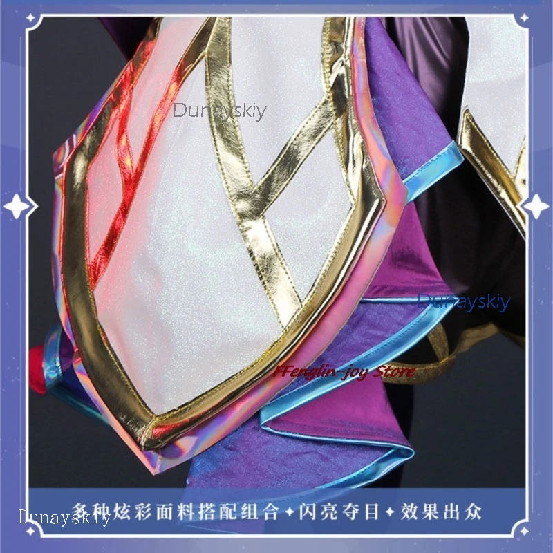 Фото Костюм для взрослых Акали, косплей по игре Star Guardian, женский карнавальный наряд, униформа для Рождества, платья, одежда №5