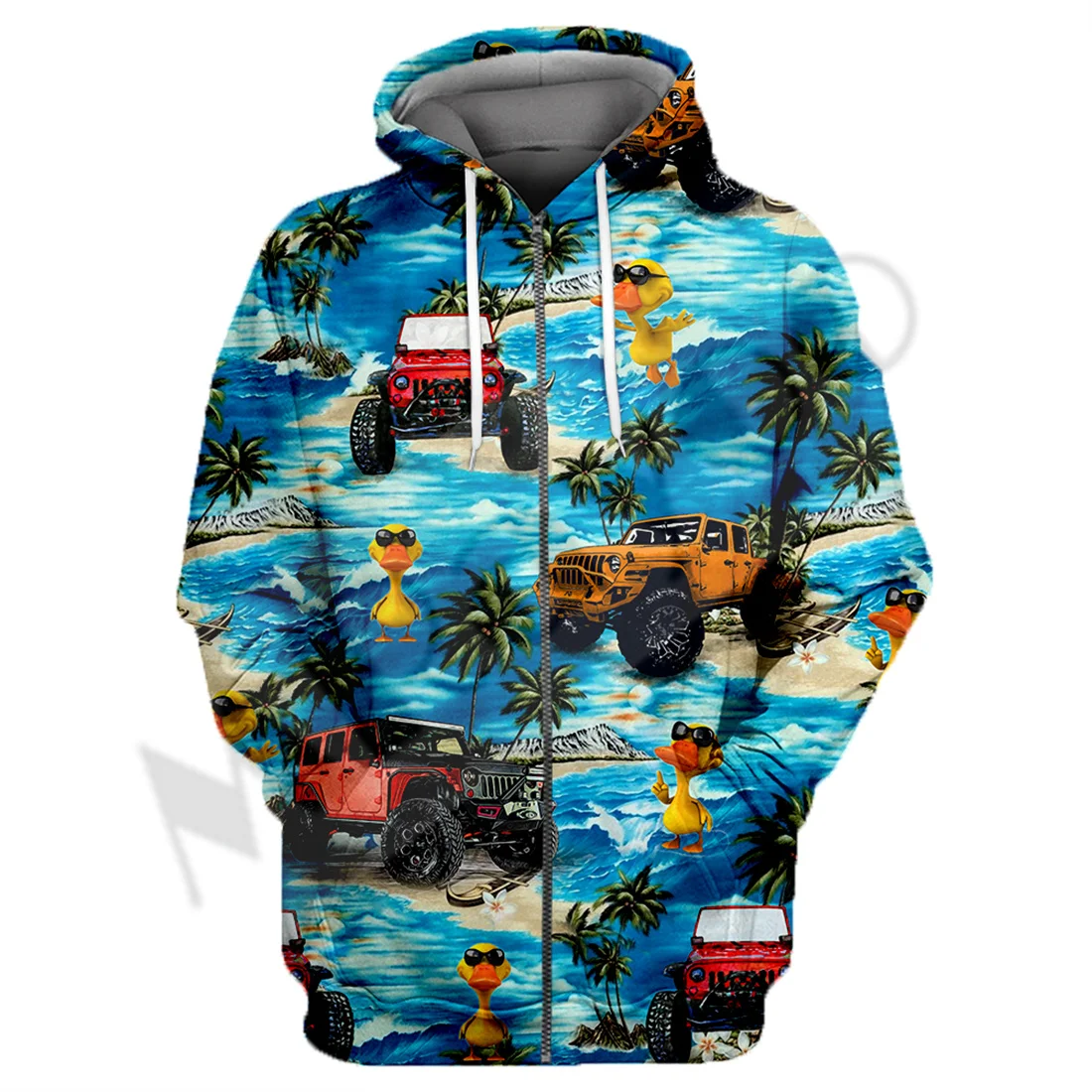 

Beach Off-road Vehicle 3D All Over Printed Full Body Men's Jacket Harajuku Hooded Unisex Casual Street Sweatshirt Hombre