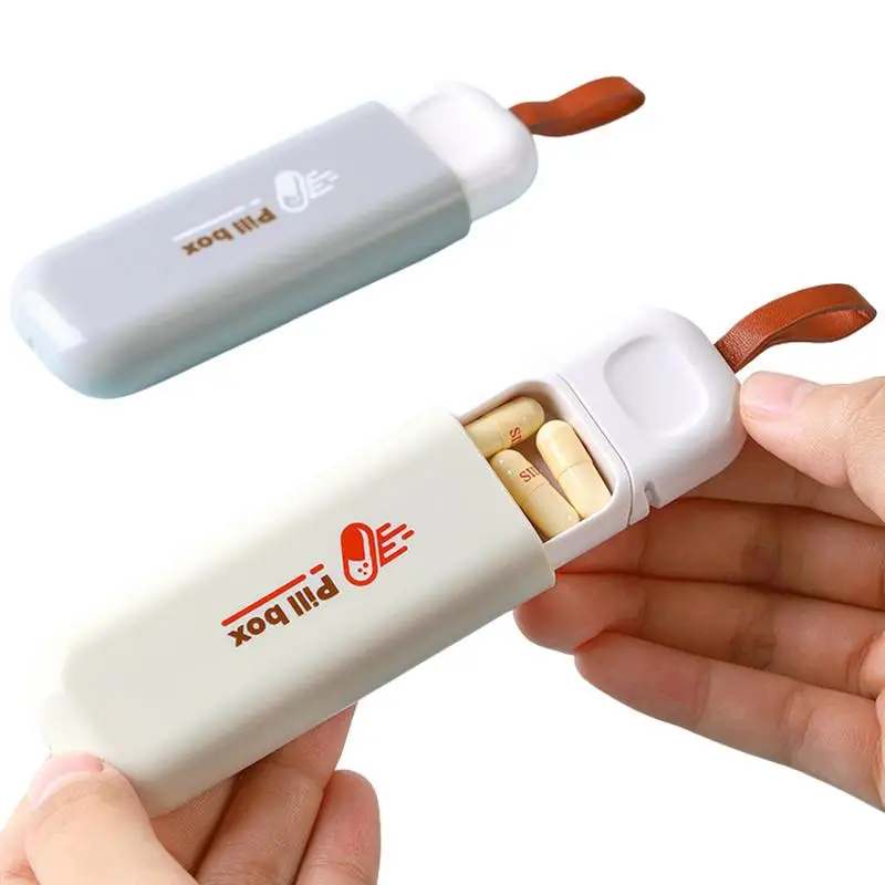 

Pill Boxes And Organizer 3 Times A Day Waterproof Portable Daily Small Pill Case For Purses Small Size Daily Medicine Organizer