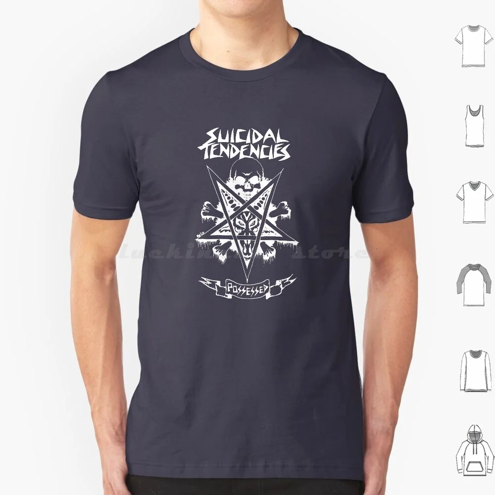 

Icon T Shirt 6Xl Cotton Cool Tee Suicidal Tendencies Punk Music Band Suicidal Hardcore Metal Tendencies