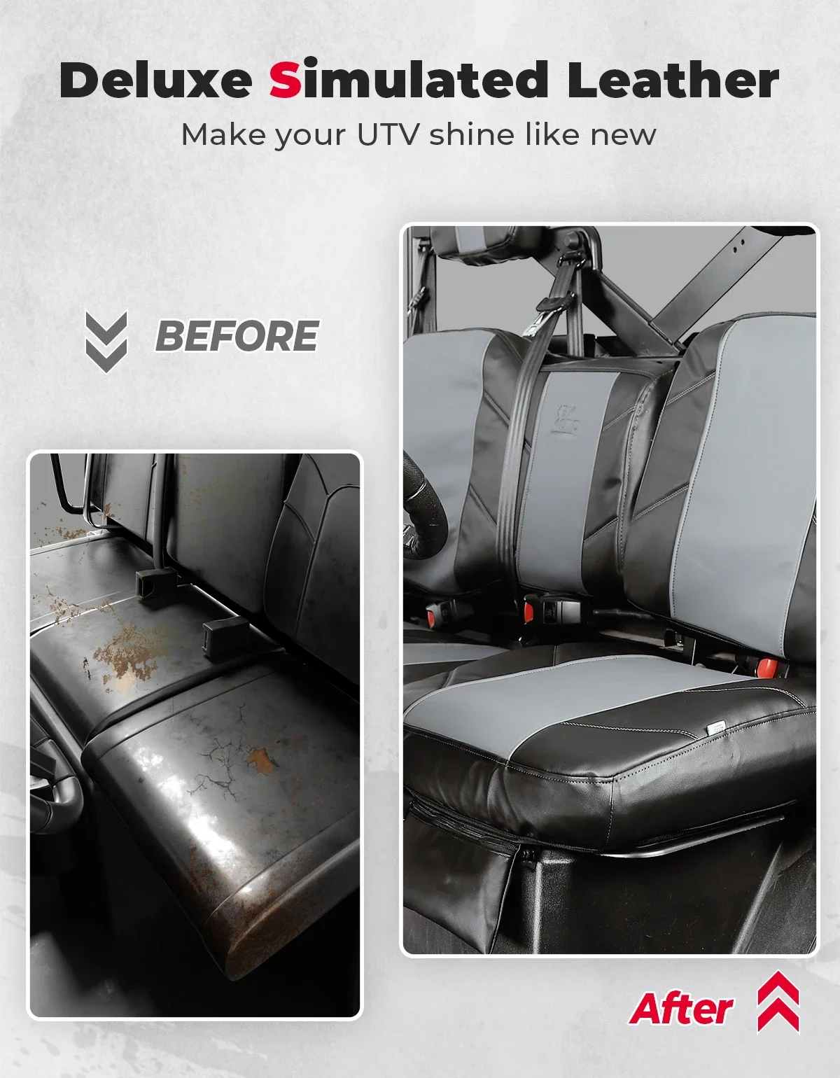 Ranger XP с ручным карманом водонепроницаемые чехлы на передние сиденья совместимые