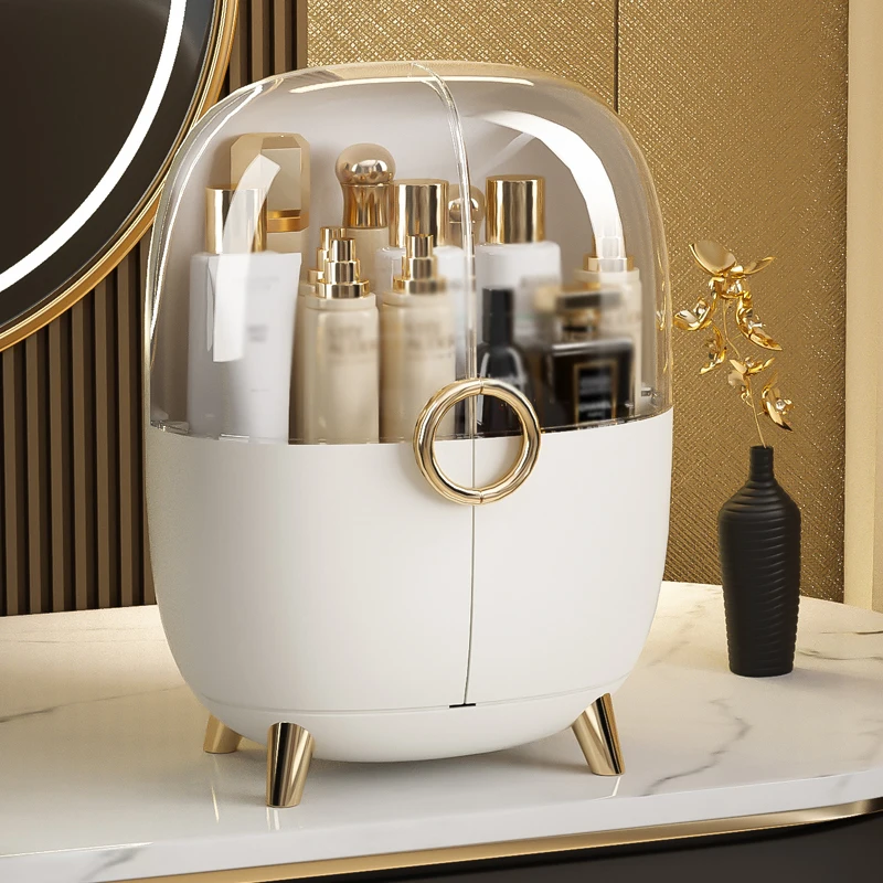 

Cosmetic Storage Box Makeup Storage Big Capacity Waterproof Bathroom Desktop Beauty Organizer Women Skincare Storage Drawer
