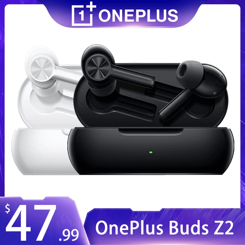Bluetooth-наушники OnePlus Buds Z2 TWS 40 дБ с активным шумоподавлением | Электроника