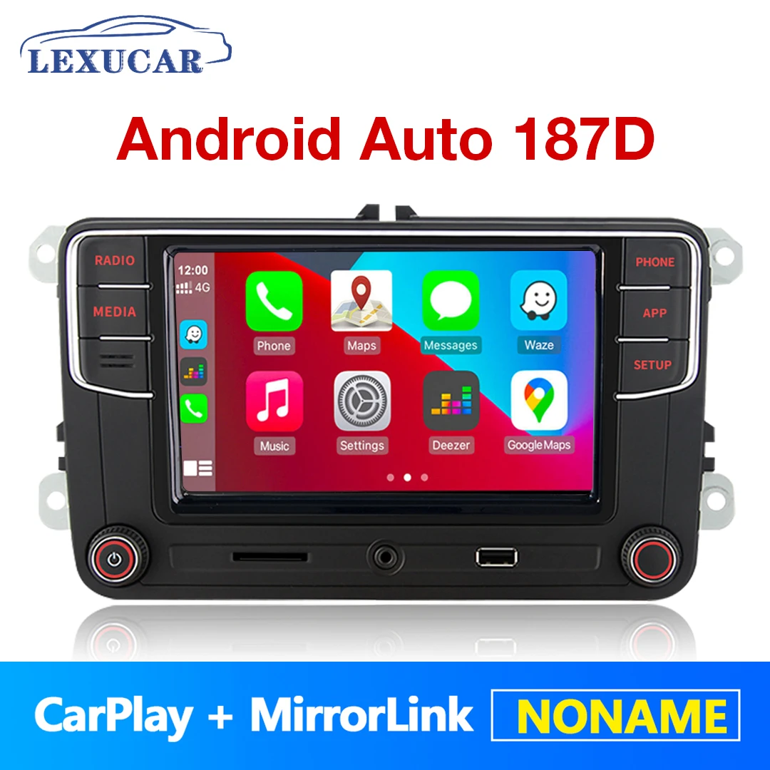 Автомобильный Android RCD330 Carplay автомобильный радиоприемник Noname 6RD 035 187D MIB головное