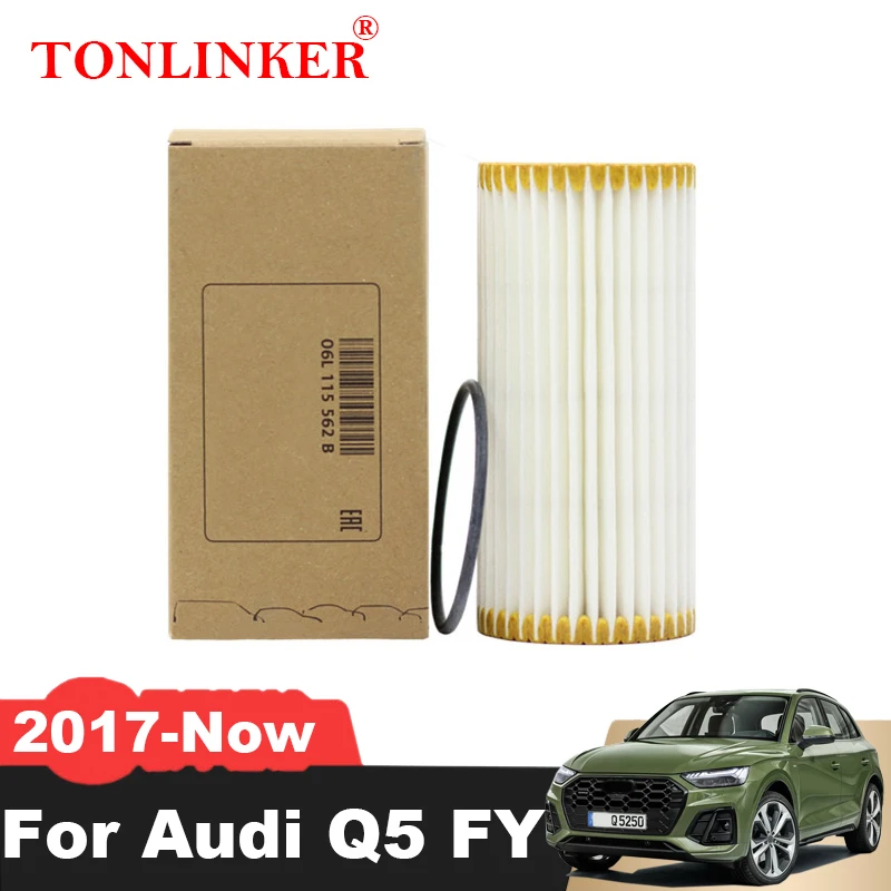 Масляный фильтр TONLINKER 06L115562B для Audi Q5 FY 2,0 45TFSI Quattro Q5Sportback 2017 2018 2019 2020 2021 2022-Now 06L115466C FYB Масляный фильтр TONLINKER 06L115562B для Audi Q5 FY 2,0 45TFSI Quattro Q5Sportback 2017 2018 2019 2020 2021 2022-Now 06L115466C FYB