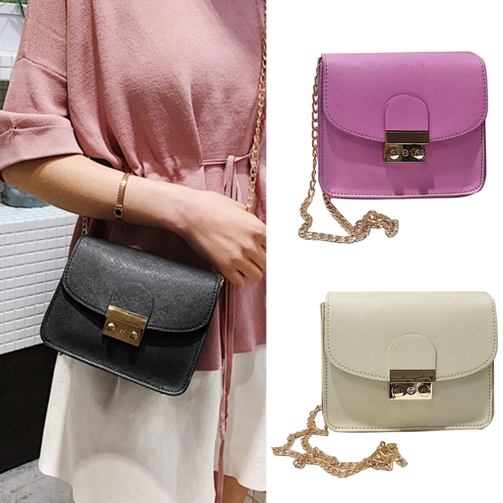 

Hot Sale Handbags Classic Delicate Ladies Shoulder Messenger Bags Pure Color Casual Satchel Office Crossbody Bags Shopping