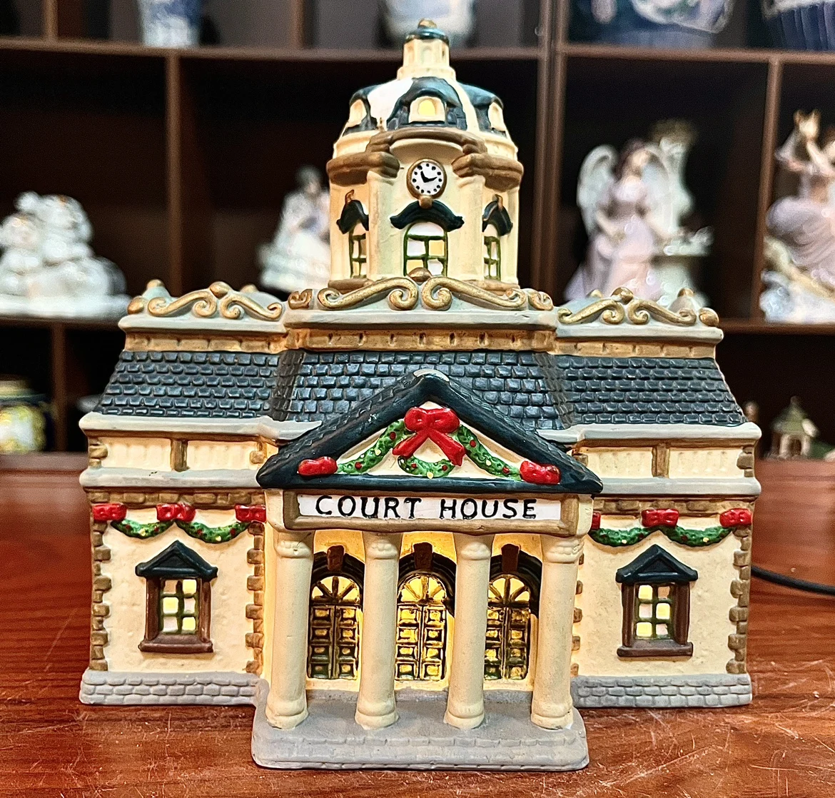 

Домашний декор Owell, креативная модель европейского стандарта, статуэтка для дома с лампой, украшения для гостиной