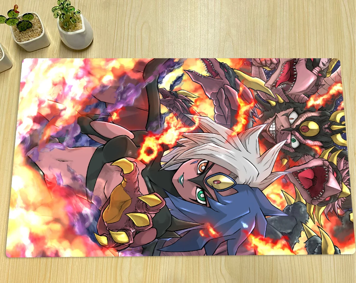 

Игровой коврик YuGiOh GX, коврик Yubel TCG на заказ, настольная игра, коврик для дуэли, игровой коврик для торговых карт, Аниме Коврик для мыши, резиновые зоны и бесплатная сумка