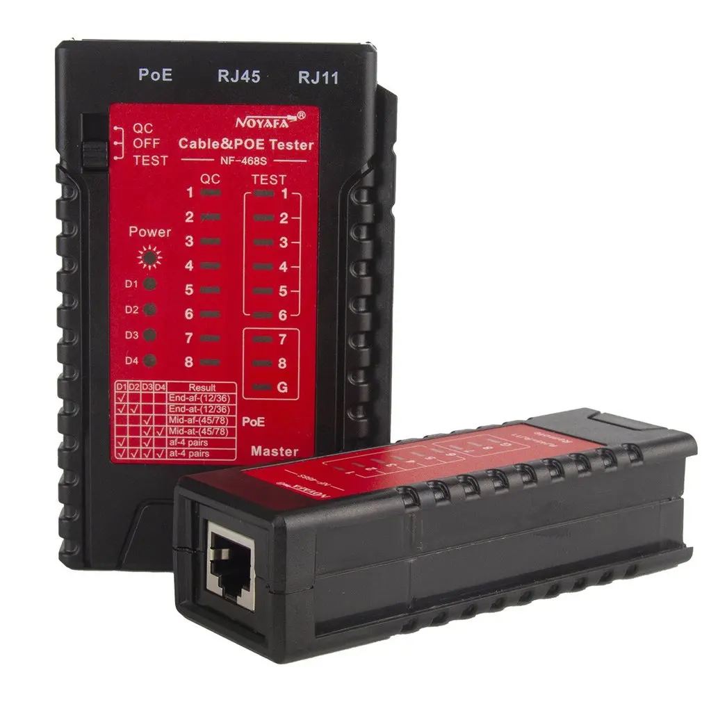 

Cable Tester Tracker LAN Car Network LED Tester Ethernet Phone Line Tester Continuity Check Tool